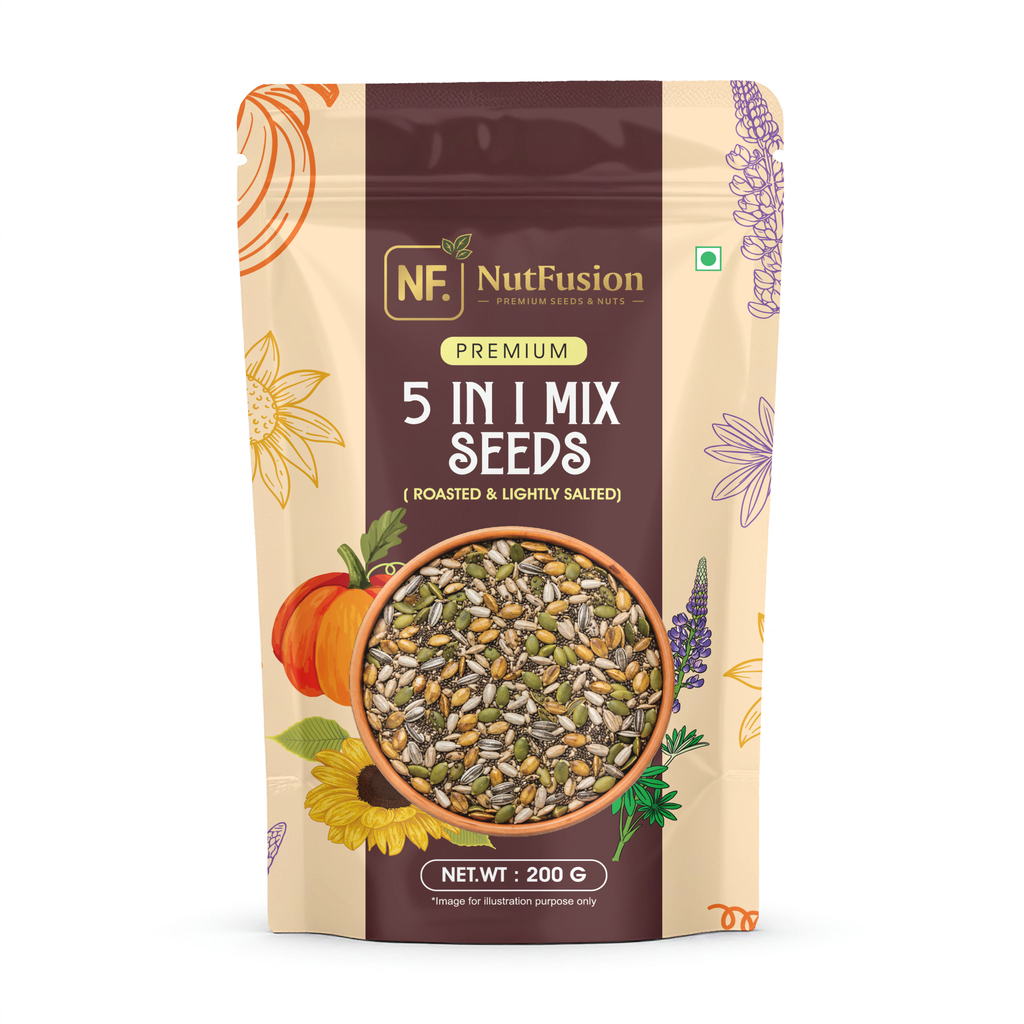 Nutfusion Roasted & Salted 5in1 seed mix/6pc