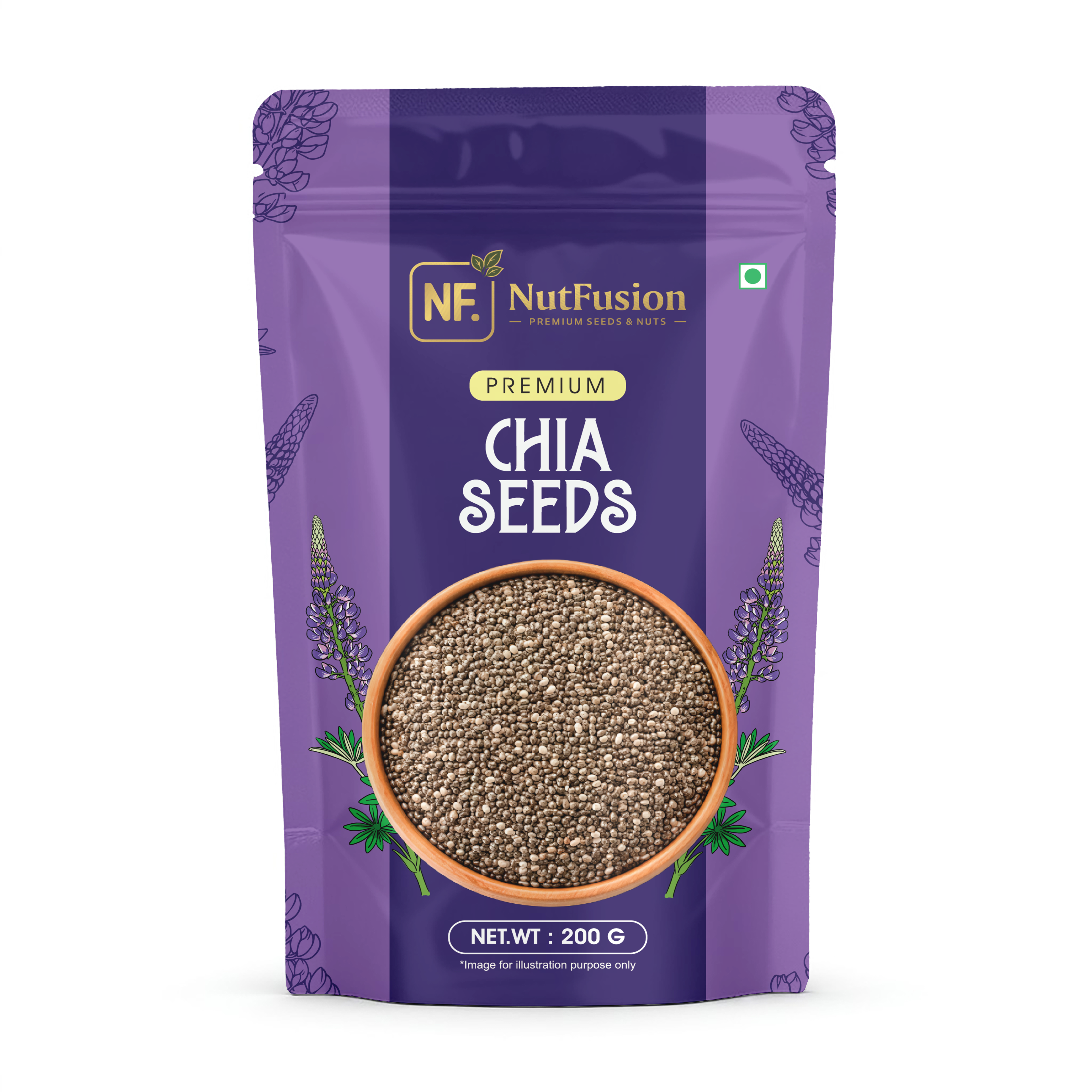 Nutfusion Chia Seeds 200Gm/6pc