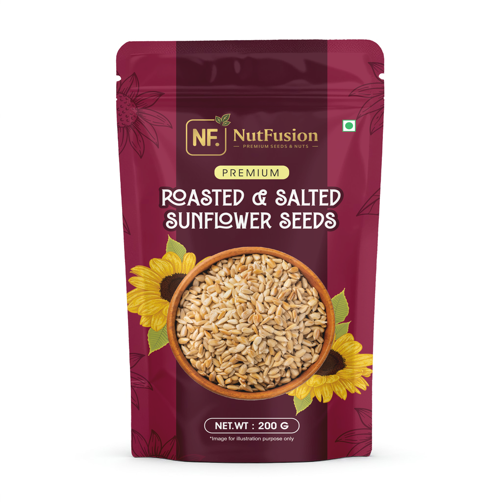 Nutfusion Roasted & Salted Sunflower Seeds 200gm/6pc