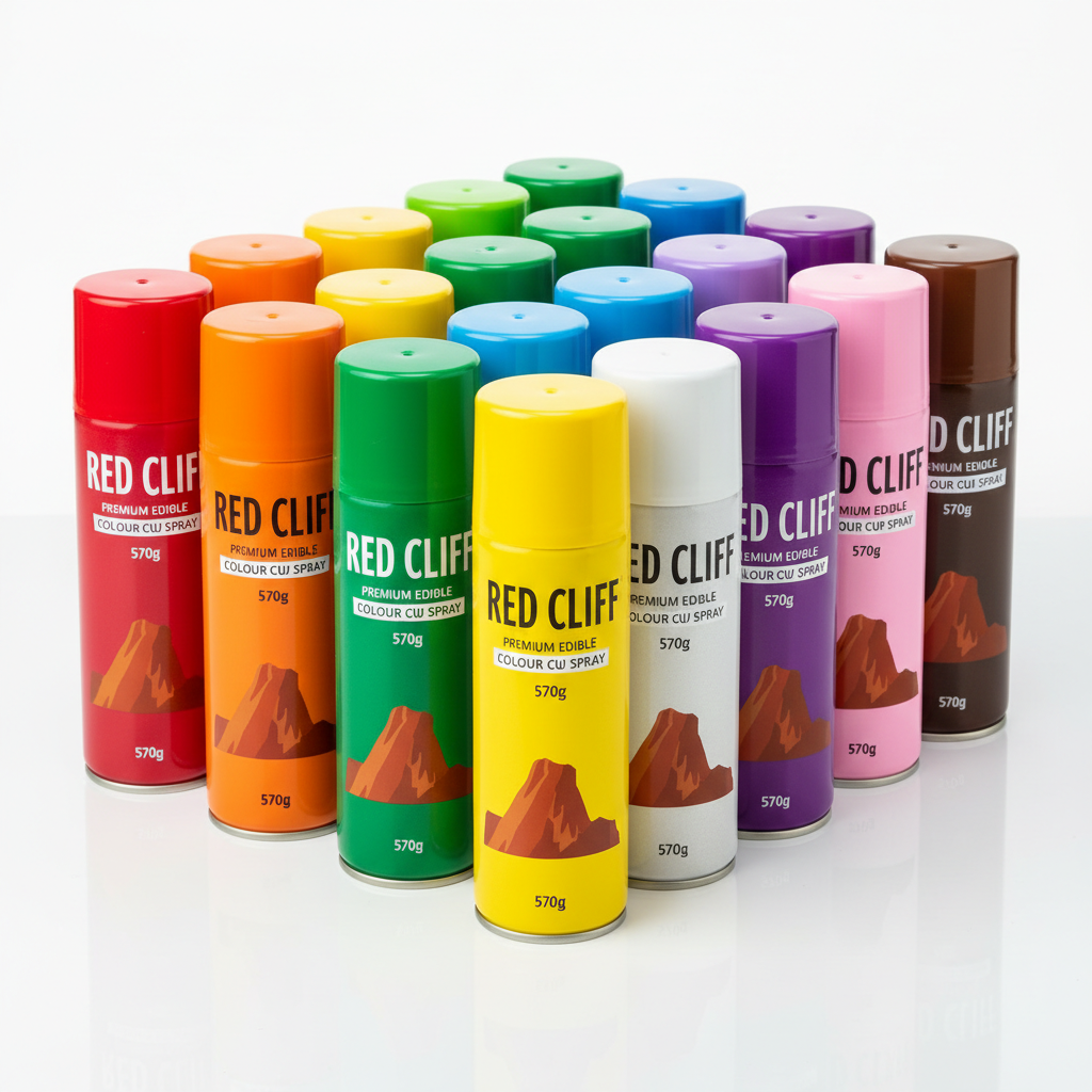 Red Cliff Premium Edible Colour Spray 570g Pack of 11